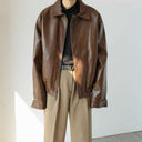Giacca Casual in pelle Uomo - Old Money®