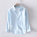 Camicia in Lino Bianca - Old Money® - Old Money®