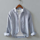 Camicia in Lino Bianca - Old Money® - Old Money®