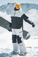 Women's Black Structured Insulated Snow Jacket