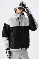 Men's Black Structured Insulated Snow Jacket