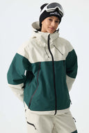 Women's Black Structured Insulated Snow Jacket