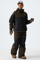Women's Black Structured Insulated Snow Jacket