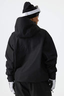 Women's Black Structured Insulated Snow Jacket