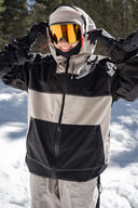 Women's Black Corduroy Snow Jacket