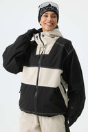 Women's Black Corduroy Snow Jacket