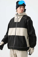 Men's Black Corduroy Snow Jacket