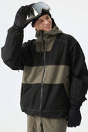 Men's Black Corduroy Snow Jacket
