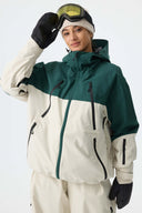 Women's Black Multi-Pocket Snow Jacket