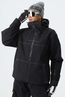 Women's Khaki Barn Minimal Insulated Snow Jacket