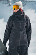 Women's Black Barn Minimal Insulated Snow Jacket