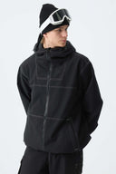 Men's Black Barn Minimal Insulated Snow Jacket