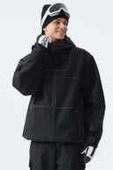 Men's Black Barn Minimal Insulated Snow Jacket