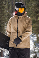 Women's Khaki Barn Minimal Insulated Snow Jacket