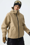 Women's Khaki Barn Minimal Insulated Snow Jacket