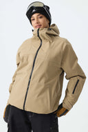 Women's Khaki Barn Minimal Insulated Snow Jacket