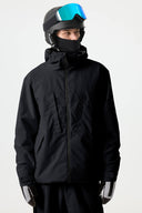 Men's Off White Minimal Multi-Pocket Snow Jacket