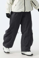 Women's Khaki Brushed Barrel Snow Pants