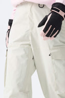 Women's Off White All-Mountain Performance Baggy Snow Pants