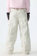Women's Off White All-Mountain Performance Baggy Snow Pants