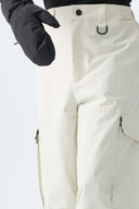 Men's Off White All-Mountain Performance Baggy Snow Pants