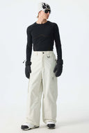 Men's Off White All-Mountain Performance Baggy Snow Pants