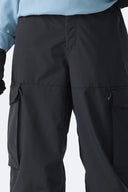 Women's Black All-Mountain Performance Baggy Snow Pants