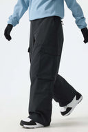 Women's Black All-Mountain Performance Baggy Snow Pants