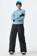 Women's Black All-Mountain Performance Baggy Snow Pants