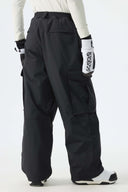 Men's Black All-Mountain Performance Baggy Snow Pants
