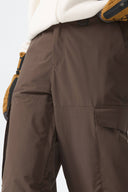 Women's Brown All-Mountain Performance Baggy Snow Pants