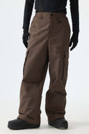 Men's Army Green All-Mountain Performance Baggy Snow Pants