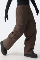 Men's Khaki All-Mountain Performance Baggy Snow Pants