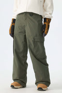 Women's Black All-Mountain Performance Baggy Snow Pants
