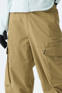 Women's Khaki All-Mountain Performance Baggy Snow Pants