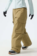 Women's Black All-Mountain Performance Baggy Snow Pants