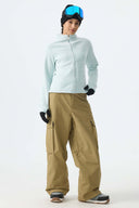 Women's Khaki All-Mountain Performance Baggy Snow Pants