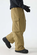 Men's Army Green All-Mountain Performance Baggy Snow Pants