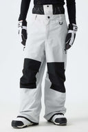 Men's Black Structured Waterproof Snow Pants