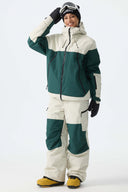 Women's Black Structured Waterproof Snow Pants