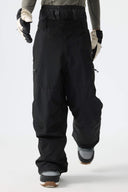 Men's Black Structured Waterproof Snow Pants