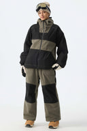 Women's Black Corduroy Snow Pants