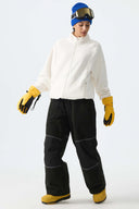 Women's Black Corduroy Snow Pants