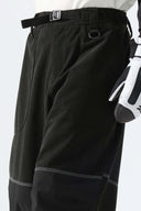 Men's Black Corduroy Snow Pants