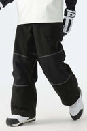 Men's Black Corduroy Snow Pants