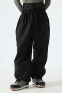 Men’s Off White Baggy Drawstring Snow Pants