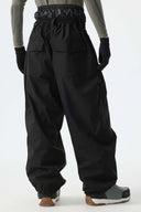 Men’s Off White Baggy Drawstring Snow Pants
