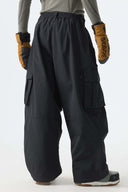 Men’s Off White Baggy Cargo Snow Pants
