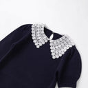 Maglione Donna con Colletto Pizzo - Old Money®