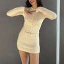 Completo Cardigan e Gonna Maglia Donna - Old Money®